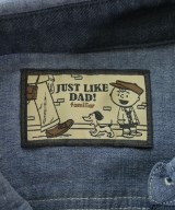 familiar（ファミリア）シャツ 青 サイズ:130(9T-10T) キッズ/2200614261066