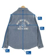 familiar（ファミリア）シャツ 青 サイズ:130(9T-10T) キッズ/2200614261066