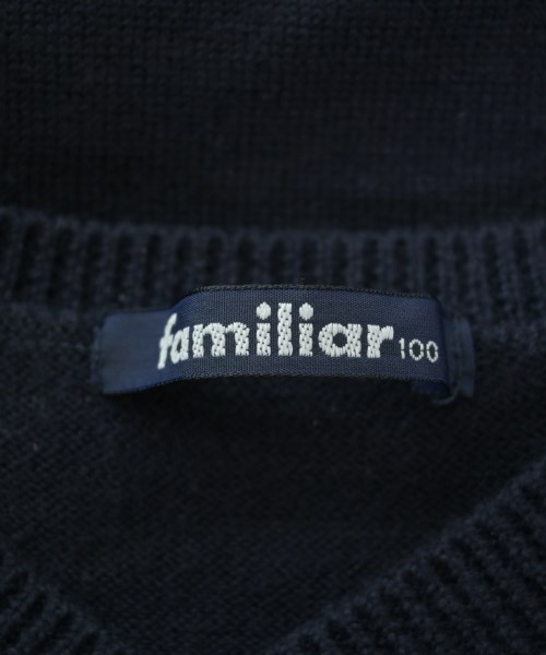 familiar（ファミリア）ニット 紺 サイズ:100(3T-4T) キッズ/2200628374325
