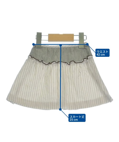 familiar（ファミリア）スカート（その他） 白 サイズ:80(12M) キッズ/2200605088016