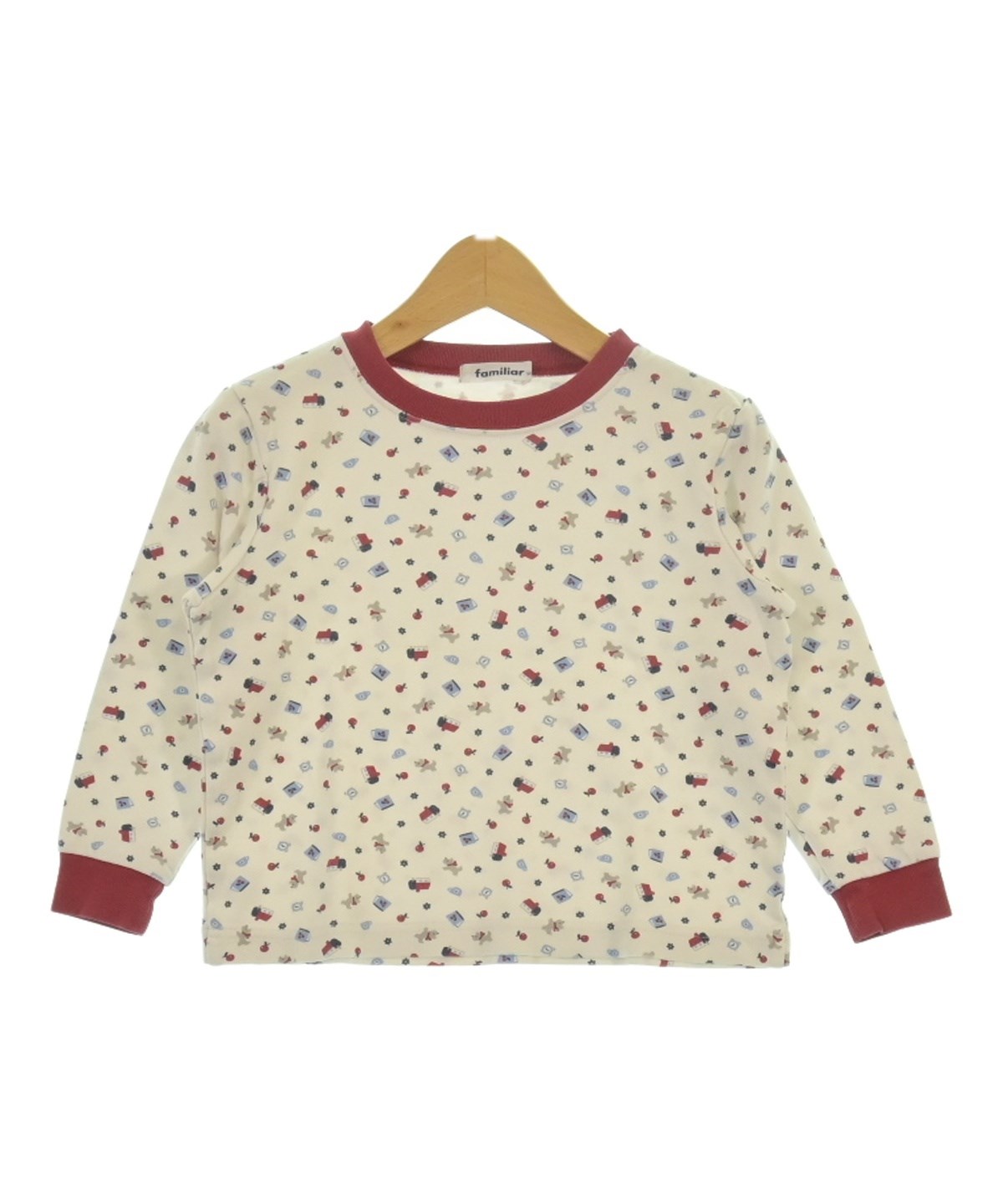 お歳暮 familiar（ファミリア）Tシャツ・カットソー 白 サイズ:120cm トップス