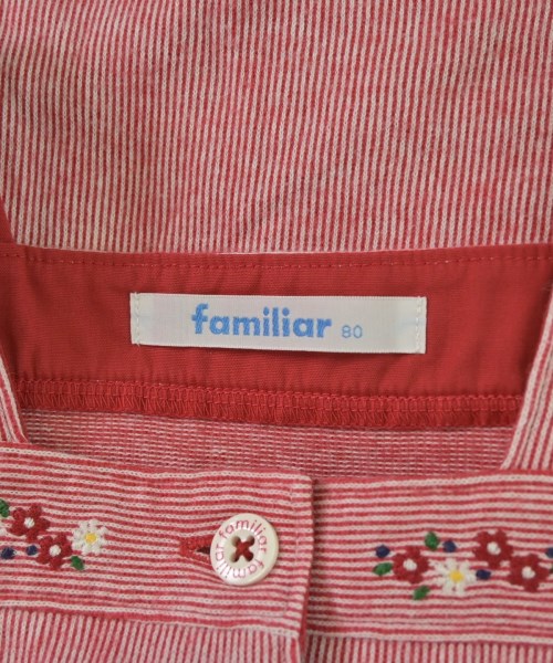 familiar（ファミリア）ワンピース（その他） 赤 サイズ:80(12M) キッズ/2200668163071