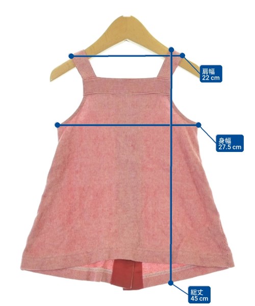 familiar（ファミリア）ワンピース（その他） 赤 サイズ:80(12M) キッズ/2200668163071