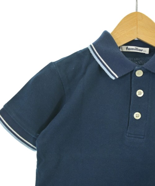 familiar（ファミリア）シャツ 紺 サイズ:120(7T-8T) キッズ/2200670673087