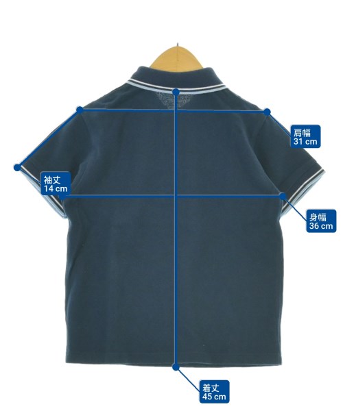 familiar（ファミリア）シャツ 紺 サイズ:120(7T-8T) キッズ/2200670673087