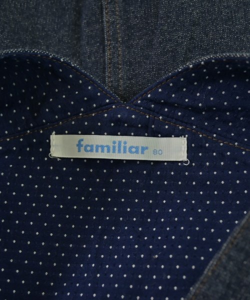 familiar（ファミリア）ワンピース（その他） 紺 サイズ:80(12M) キッズ/2200673375087