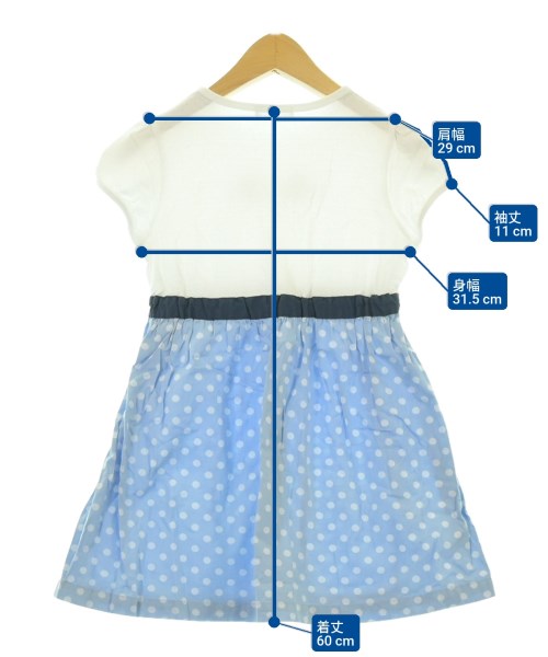 familiar（ファミリア）ワンピース（その他） 白 サイズ:110(5T-6T) キッズ/2200672559167