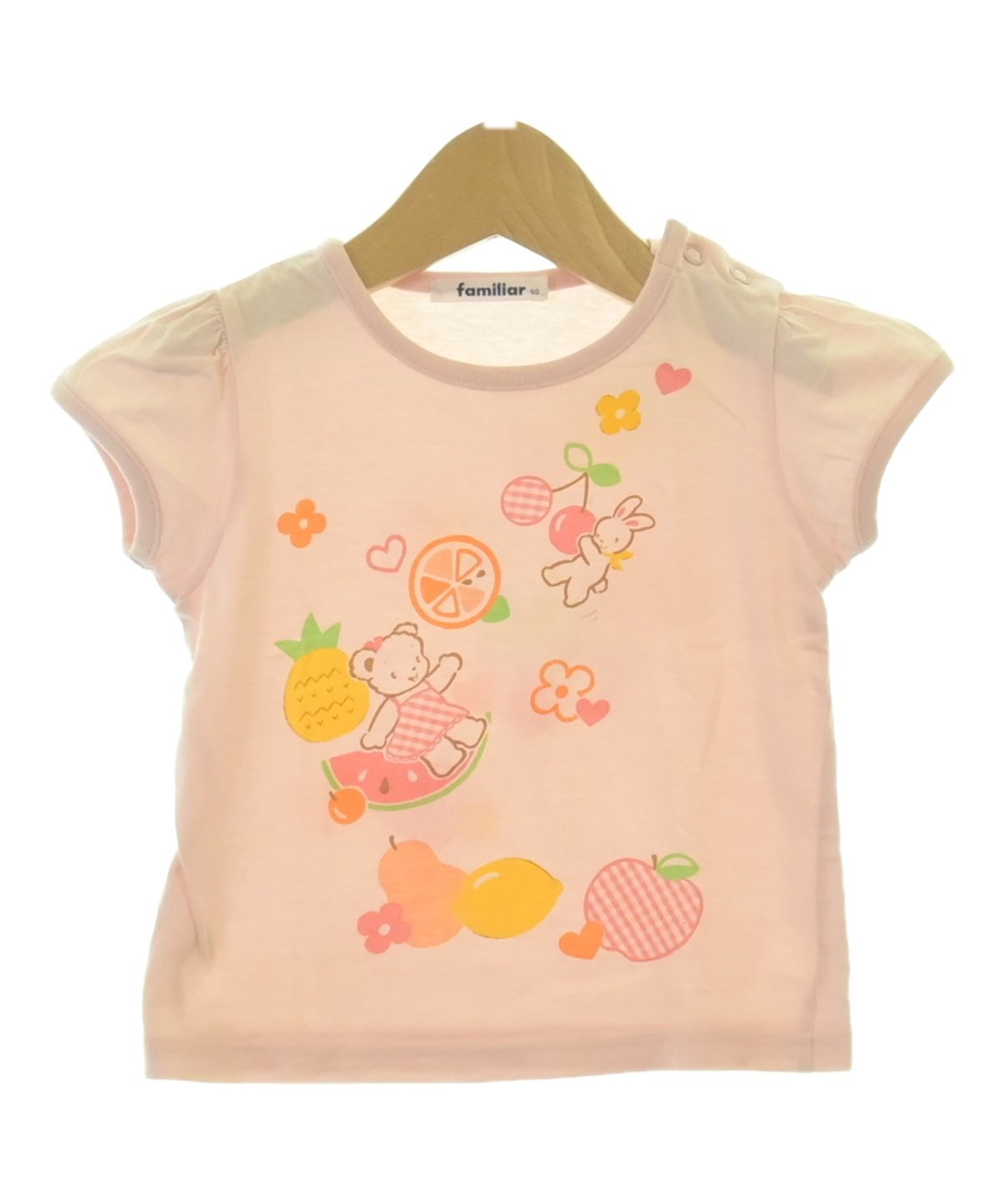 familiar（ファミリア）Tシャツ・カットソー ピンク サイズ:90(24M