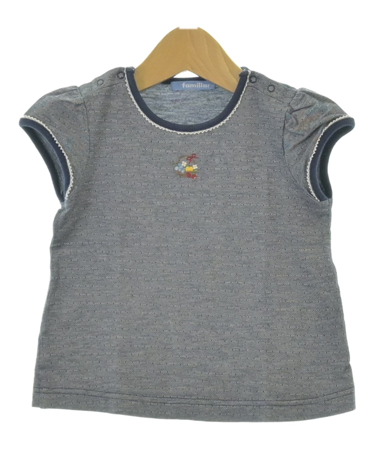 ファミリア Tシャツ 100 familiar（ファミリア）Tシャツ・カットソー 紺 サイズ:100(3T-4T