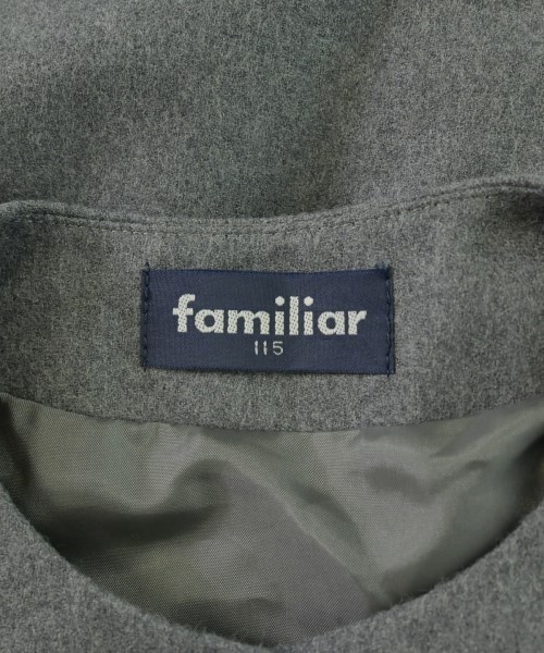 familiar（ファミリア）ワンピース（その他） グレー サイズ:115/115(7T-8T) キッズ/2200693331094
