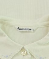 familiar（ファミリア）シャツ 白 サイズ:110(5T-6T) キッズ/2200693331100