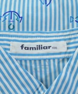 familiar（ファミリア）シャツ 青 サイズ:100(3T-4T) キッズ/2200651764049