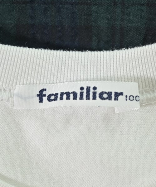 familiar（ファミリア）Tシャツ・カットソー 白 サイズ:100(3T-4T) キッズ/2200712045049