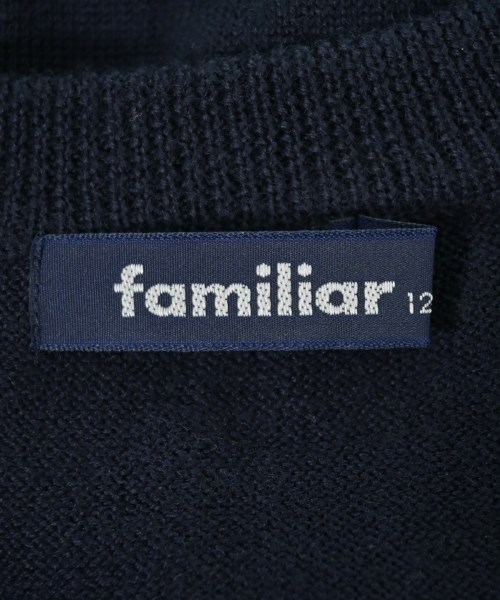 familiar（ファミリア）ニット 紺 サイズ:120(7T-8T) キッズ/2200711801127
