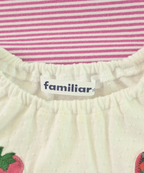 familiar（ファミリア）ワンピース（その他） 白 サイズ:100(3T-4T) キッズ/2200715826010