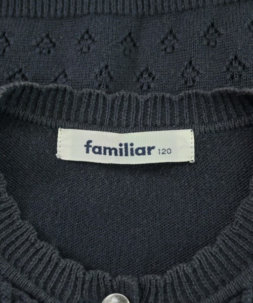 familiar（ファミリア）ニット 紺 サイズ:120(7T-8T) キッズ/2200717318292