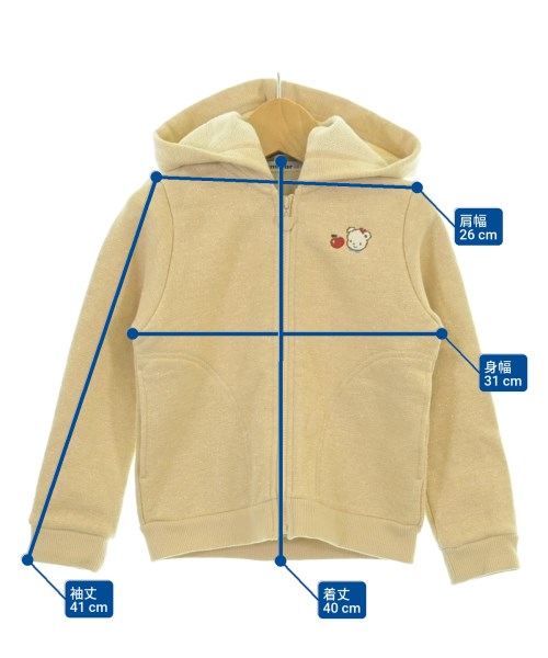 familiar（ファミリア）パーカー ベージュ サイズ:100(3T-4T) キッズ/2200665010118