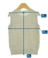 familiar（ファミリア）ニット グレー サイズ:100(3T-4T) キッズ/2200665010125