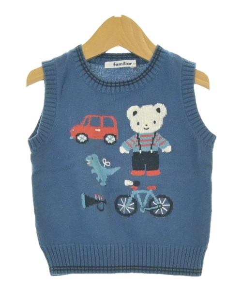 familiar(ファミリア)ニット 青 サイズ:90(24M)/2200665010149