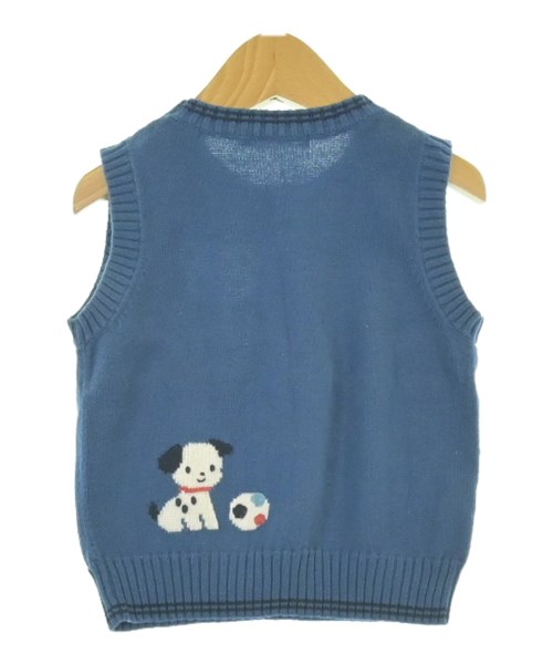 familiar（ファミリア）ニット 青 サイズ:90(24M) キッズ/2200665010149