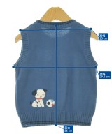familiar（ファミリア）ニット 青 サイズ:90(24M) キッズ/2200665010149