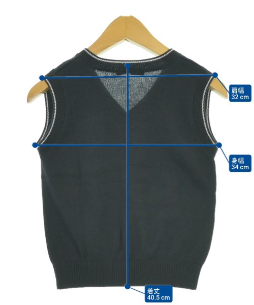 familiar（ファミリア）ニット 紺 サイズ:100(3T-4T) キッズ/2200669954081