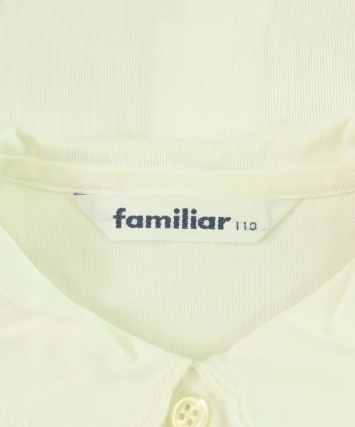 familiar（ファミリア）シャツ 白 サイズ:110(5T-6T) キッズ/2200725122157