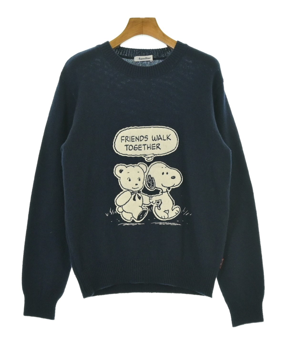 ファミリア　ニット familiar（ファミリア）ニット 紺 サイズ:S(150cm位) キッズ