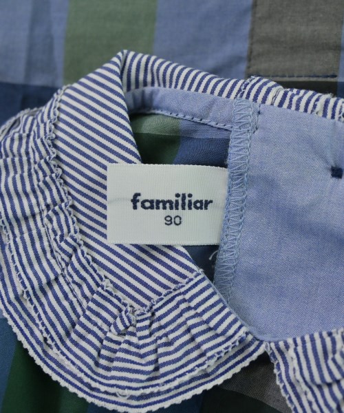 familiar（ファミリア）ワンピース（その他） 青 サイズ:90(24M) キッズ/2200680532091