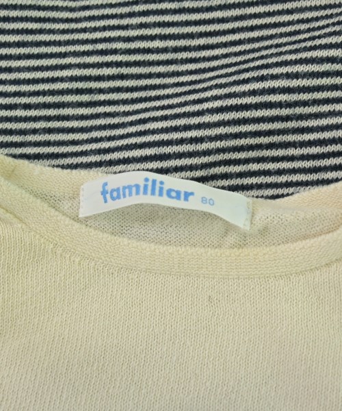 familiar（ファミリア）ニット 白 サイズ:80(12M) キッズ/2200687220212