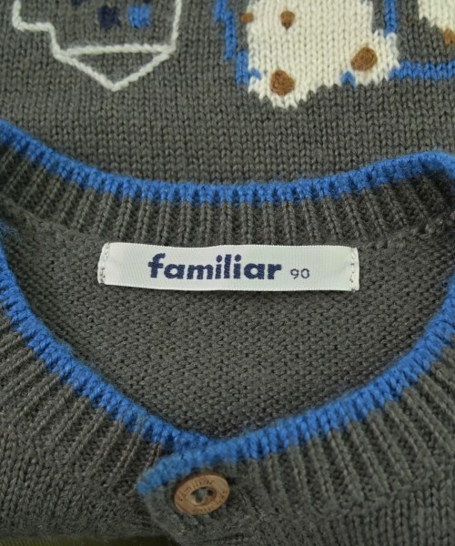 familiar（ファミリア）ニット グレー サイズ:90(24M) キッズ/2200687220250