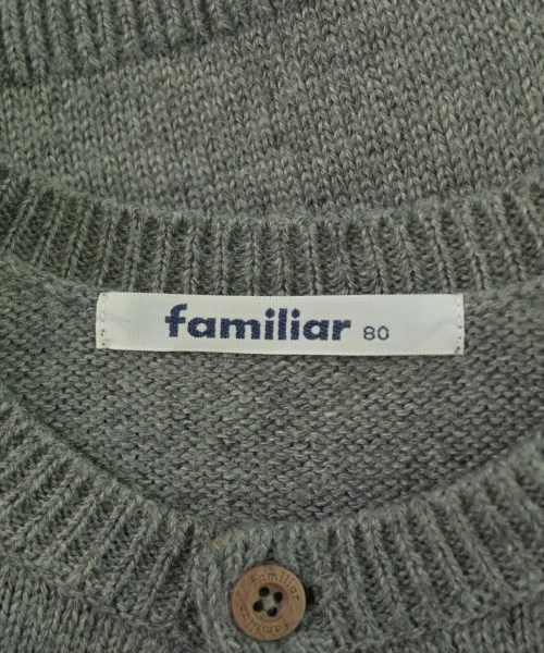 familiar（ファミリア）ニット グレー サイズ:80(12M) キッズ/2200687220274