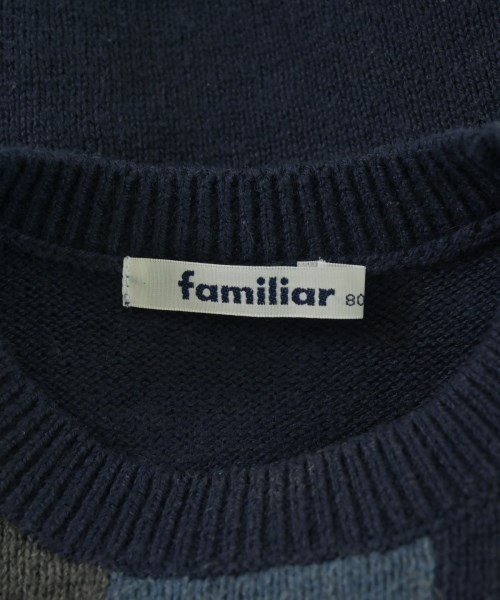 familiar（ファミリア）ニット 紺 サイズ:80(12M) キッズ/2200687220281