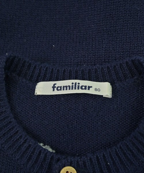 familiar（ファミリア）ニット 紺 サイズ:80(12M) キッズ/2200687220304