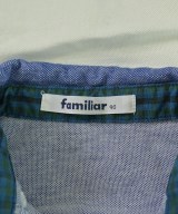 familiar（ファミリア）シャツ 青 サイズ:90(24M) キッズ/2200687220311