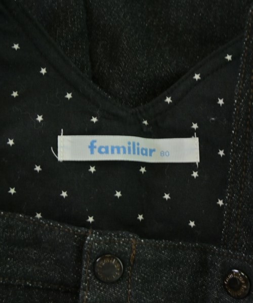 familiar（ファミリア）ワンピース（その他） 黒 サイズ:80(12M) キッズ/2200687220342