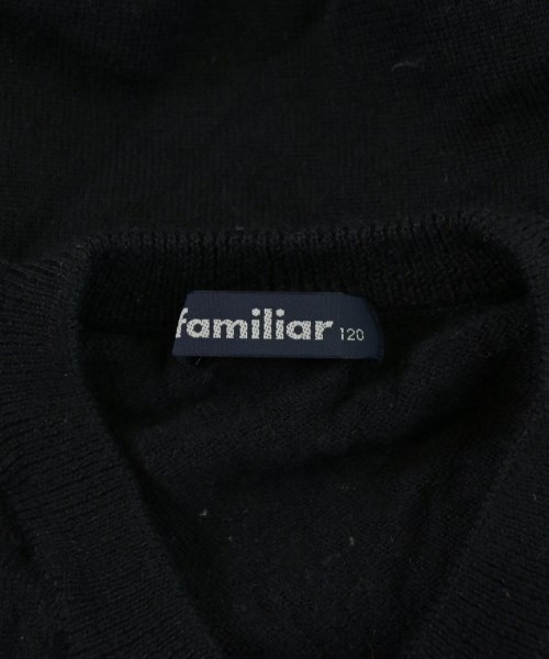 familiar（ファミリア）ニット 紺 サイズ:120(7T-8T) キッズ/2200684084039