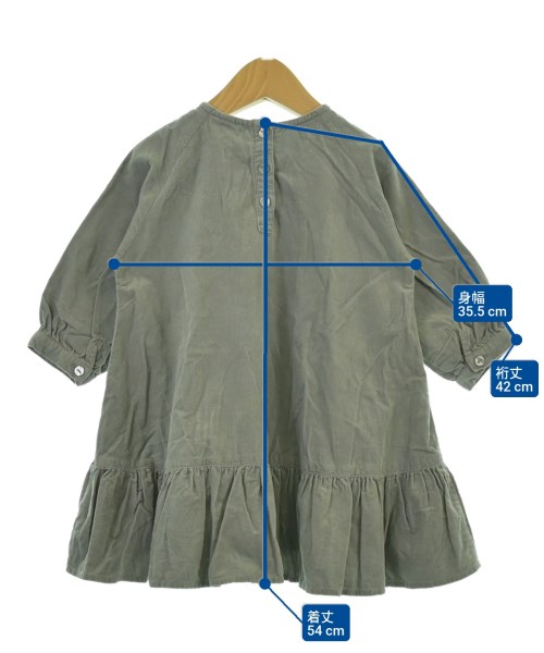 petit main（プティマイン）ワンピース（その他） グレー サイズ:90(24M) キッズ/2200618692095