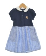 petit main（プティマイン）ワンピース（その他） 青 サイズ:110cm キッズ/2200639236186