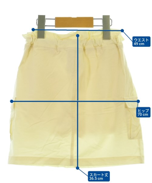 petit main（プティマイン）スカート（その他） 白 サイズ:120(7T-8T) キッズ/2200636731196