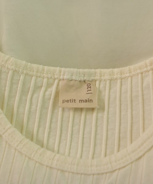 petit main（プティマイン）ワンピース（その他） 白 サイズ:120(7T-8T) キッズ/2200636731202