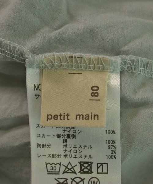 petit main（プティマイン）ワンピース（その他） グレー サイズ:80(12M) キッズ/2200627852107