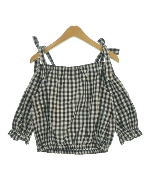 petit main（プティマイン）シャツ 黒 サイズ:130(9T-10T) キッズ/2200614611243