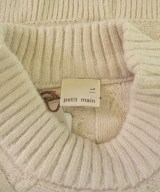 petit main（プティマイン）ニット ベージュ サイズ:L(130cm位) キッズ/2200673496010