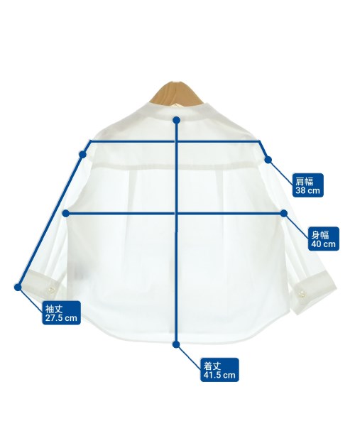 petit main（プティマイン）シャツ 白 サイズ:100(3T-4T) キッズ/2200651764056