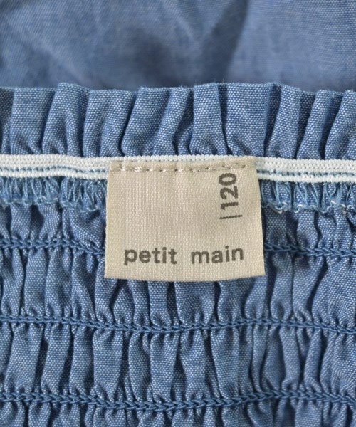 petit main（プティマイン）ワンピース（その他） 青 サイズ:120(7T-8T) キッズ/2200715525142