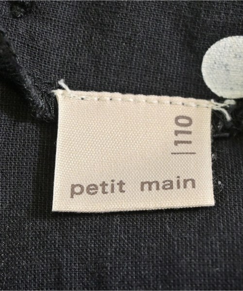 petit main（プティマイン）シャツ 黒 サイズ:110(5T-6T) キッズ/2200714300030