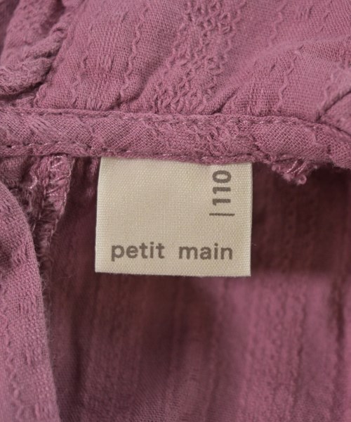 petit main（プティマイン）シャツ 紫 サイズ:110(5T-6T) キッズ/2200714300085