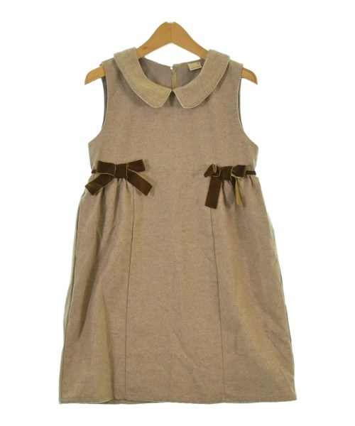 petit main(プティマイン)ワンピース（その他） ベージュ サイズ:130(9T-10T)/2200647773062