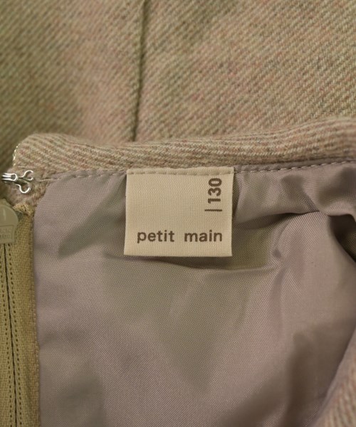 petit main（プティマイン）ワンピース（その他） ベージュ サイズ:130(9T-10T) キッズ/2200647773062
